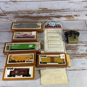 Lot Of Tyco Trains, Tracks, And Accessories